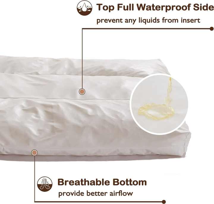 Waterproof Removable Washable Cover Orthopedic Deep Sleeping Memory Foam Dog Bed for Large Dogs
