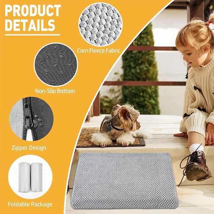 Low Angled Pet Ramps Anti-slip Strip Dog Stairs Ramp Step Foam Dog Stairs for Small Injured Dogs and Older Cats