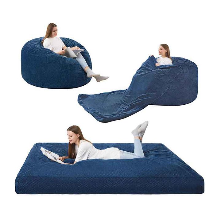 Removable 3-in-1 Single Relax Bean Bag Sofa