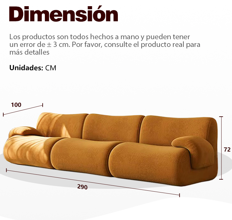 2025 Modern Lamb Fleece Compression Sofa Set