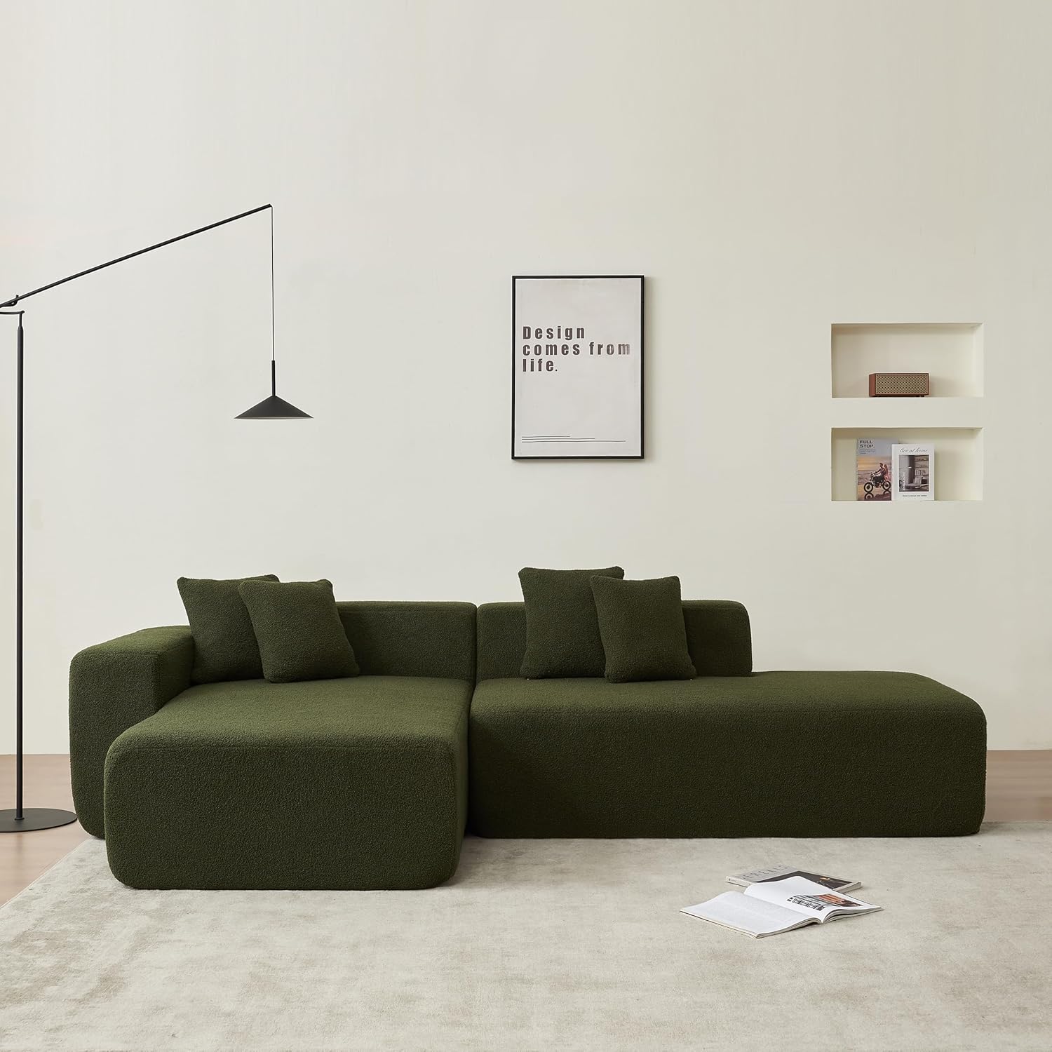 105" Living Room Modular Sectional Sofa Set