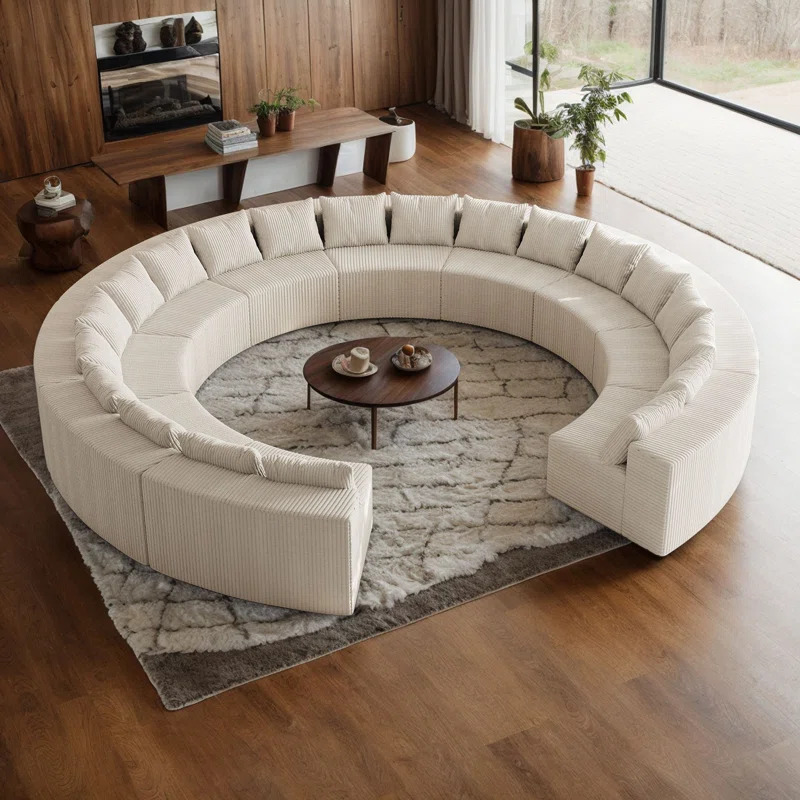 Living Room Modular Sectional Compressed Sofa