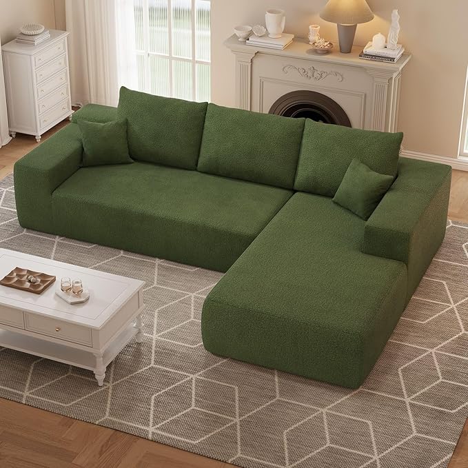 106" L-Shape Modular Combination Sofa Set