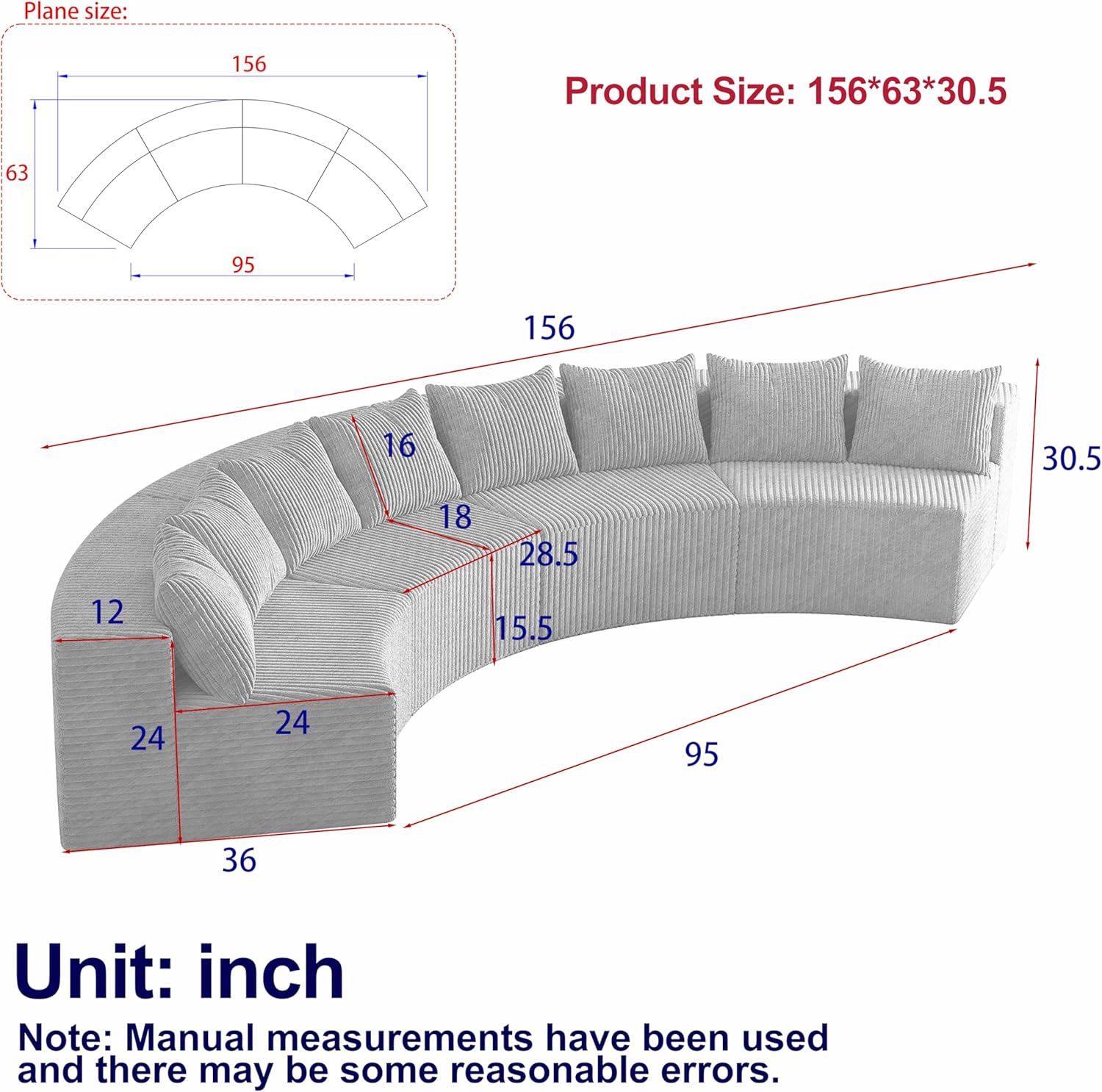 Living Room Modular Sectional Compressed Sofa