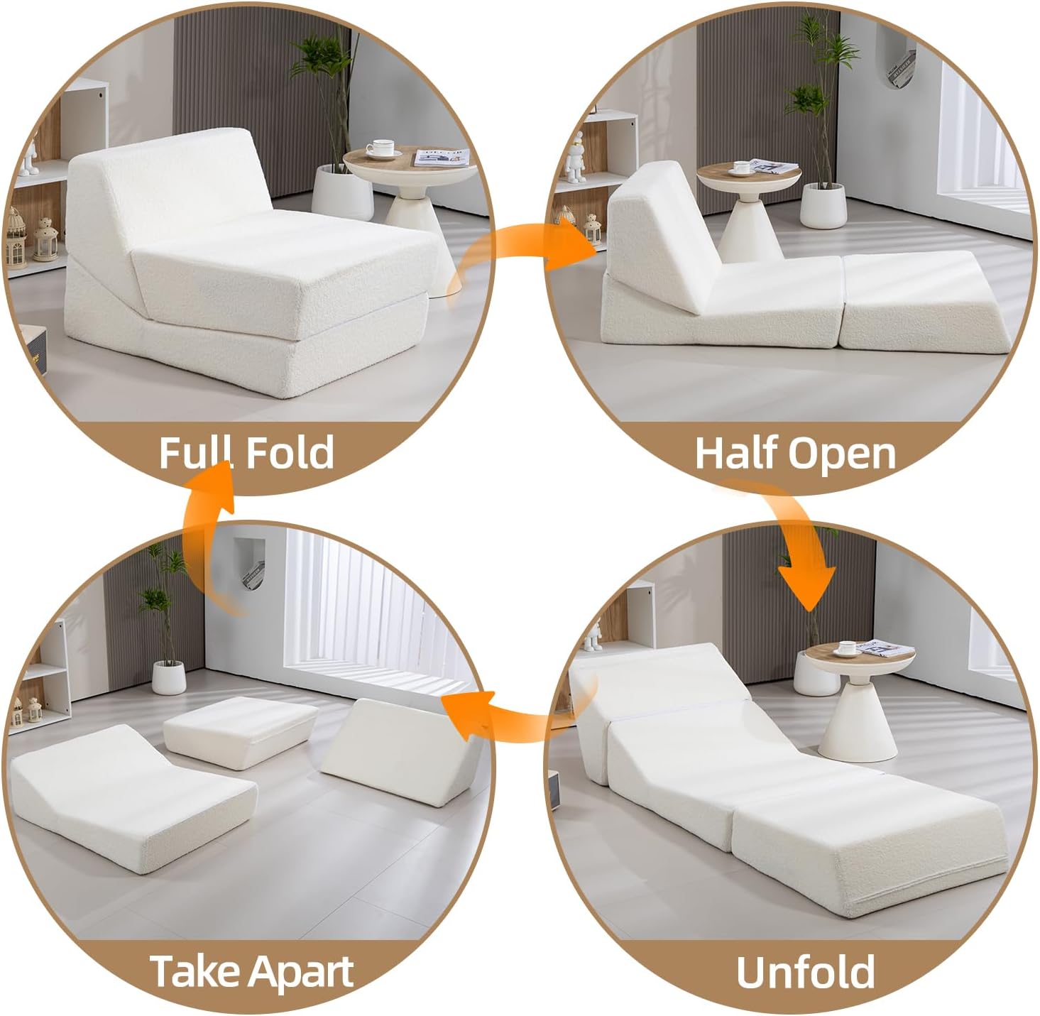 Versatile Folding Sofa Bed Couch