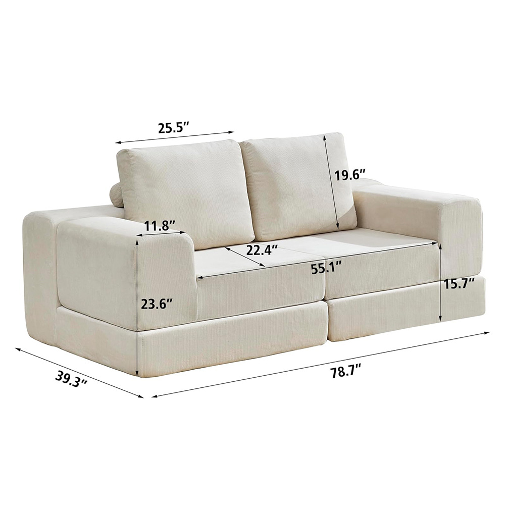 DIY Combination Cloud Modular Sectional Sofa