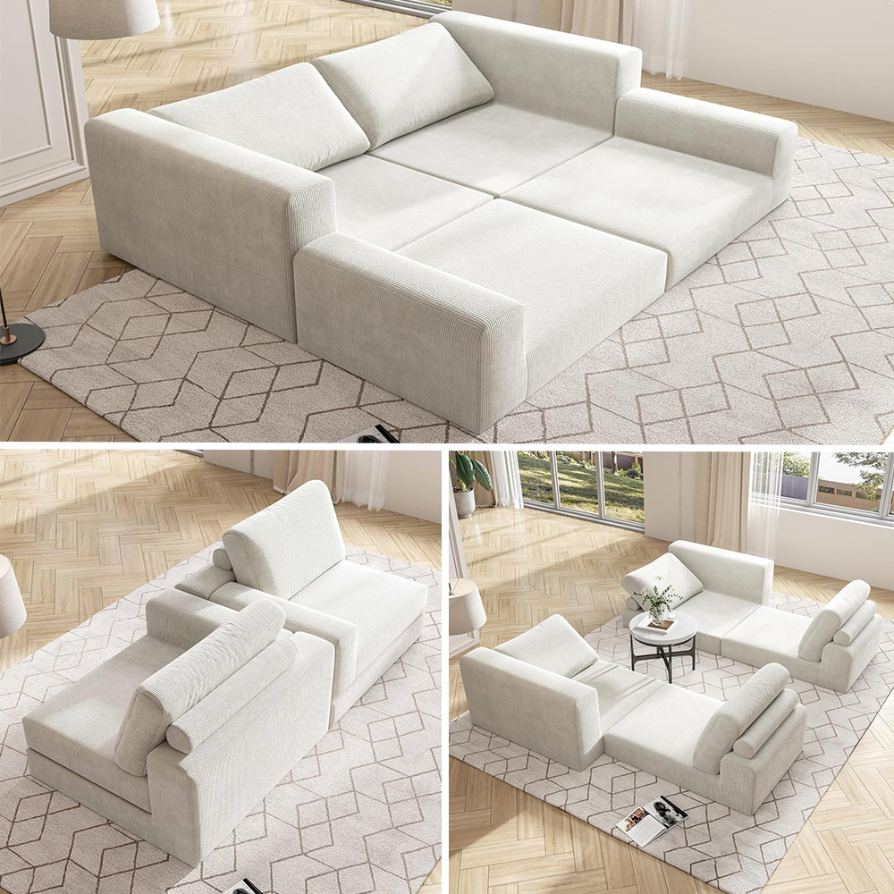 DIY Combination Cloud Modular Sectional Sofa